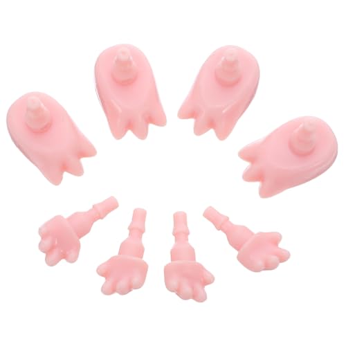 LRXIYODE 4 Sätze Miniatur Puppenhände und Puppenfüße Ersatzteile aus Kunststoff Präzise Gelenke für DIY Puppenherstellung Vielseitige Ersatzteile für Kreative Bastelprojekte und LRXIYODE 4 Sätze Miniatur Puppenhände und Puppenfüße Ersatzteile aus Kunststoff Präzise Gelenke für DIY Puppenherstellung Vielseitige Ersatzteile für Kreative Bastelprojekte und von LRXIYODE