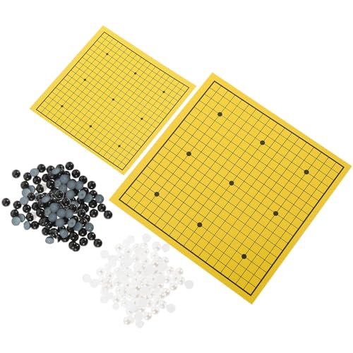 LRXIYODE 4 Sätze Puppenhaus gehen Schach-Lernspielzeug DIY Mini hausbedarf kleines Schachbrett Puppe Schach schachspiel für Mini-Sachen Miniatur Schach Papier von LRXIYODE