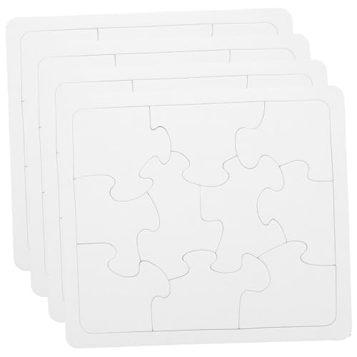 LRXIYODE 4 Stück Blanko Puzzle zum Selbstgestalten Quadratische DIY Puzzleteile mit Rahmen zum Bemalen mit Stiften und Farben Kreatives Bastelset für Hochzeit und Fördert Spielerisch LRXIYODE 4 Stück Blanko Puzzle zum Selbstgestalten Quadratische DIY Puzzleteile mit Rahmen zum Bemalen mit Stiften und Farben Kreatives Bastelset für Hochzeit und Fördert Spielerisch von LRXIYODE