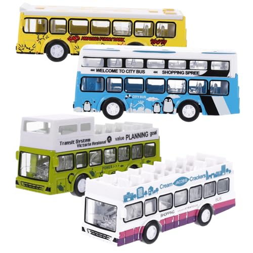 LRXIYODE 4 Stück City Bus aus Robustem mit Zug Funktion Kreatives für Kleinkinder Fördert Hand Auge Koordination für Jungen und Mädchen LRXIYODE 4 Stück City Bus aus Robustem mit Zug Funktion Kreatives für Kleinkinder Fördert Hand Auge Koordination für Jungen und Mädchen von LRXIYODE
