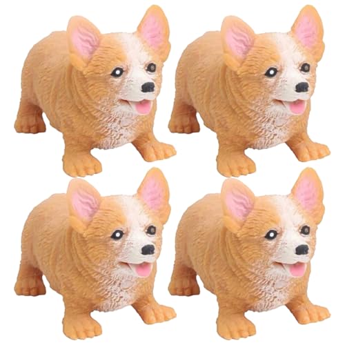 LRXIYODE 4 Stück Kleine Hunde Stressspielzeuge Entspannungsspielzeug für Haustiere Beruhigungsspielzeug zum Quetschen Sensory für Stressabbau LRXIYODE 4 Stück Kleine Hunde Stressspielzeuge Entspannungsspielzeug für Haustiere Beruhigungsspielzeug zum Quetschen Sensory für Stressabbau von LRXIYODE