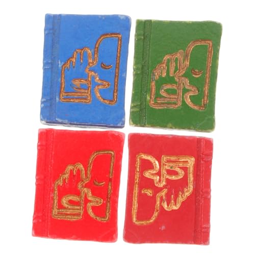 LRXIYODE 4 Stück Mini Buch Ornamente Puppenhaus Minibuch Puppenhaus Miniaturen Miniatur Ausstellungsregal Buchmodell Miniaturbücher DIY Minibücher Winzige Bücher Zum Basteln LRXIYODE 4 Stück Mini Buch Ornamente Puppenhaus Minibuch Puppenhaus Miniaturen Miniatur Ausstellungsregal Buchmodell Miniaturbücher DIY Minibücher Winzige Bücher Zum Basteln von LRXIYODE