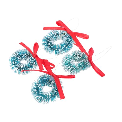 LRXIYODE 4 Stück Mini Weihnachtskränze Miniatur Deko Kränze Hängend Weihnachtsschmuck für Puppenhaus Festlicher Tiny Wreath für Mini Garten und Möbel Ornament LRXIYODE 4 Stück Mini Weihnachtskränze Miniatur Deko Kränze Hängend Weihnachtsschmuck für Puppenhaus Festlicher Tiny Wreath für Mini Garten und Möbel Ornament von LRXIYODE