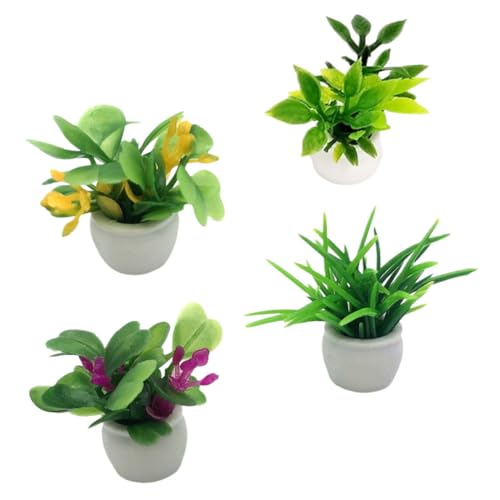 LRXIYODE 4 Stück Miniatur Bonsai Gefälschte Pflanzen Mini-Bonsai-Pflanze Puppenmöbel Miniatur-topfpflanzen Mini-künstliche Pflanzen Desktop-Ornamente Für Zu Hause Puppenhaus Plastik LRXIYODE 4 Stück Miniatur Bonsai Gefälschte Pflanzen Mini-Bonsai-Pflanze Puppenmöbel Miniatur-topfpflanzen Mini-künstliche Pflanzen Desktop-Ornamente Für Zu Hause Puppenhaus Plastik von LRXIYODE