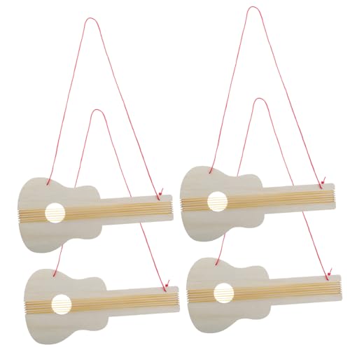 LRXIYODE 4 Stück Musikinstrument musikalisches gitarrenbausatz selber Machen Gitarrendekor Gitarrenkinder Kinderukulele für Jungen Holzgitarre für hölzern Beige LRXIYODE 4 Stück Musikinstrument musikalisches gitarrenbausatz selber Machen Gitarrendekor Gitarrenkinder Kinderukulele für Jungen Holzgitarre für hölzern Beige von LRXIYODE
