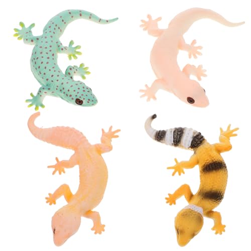 LRXIYODE 4 Stück Realistische Eidechsen Simulation Reptilien Figuren aus Stabilem Kunststoff Pädagogisches Tiermodell für Kinderzimmer Garten Tischdekoration Naturgetreue Tierfiguren LRXIYODE 4 Stück Realistische Eidechsen Simulation Reptilien Figuren aus Stabilem Kunststoff Pädagogisches Tiermodell für Kinderzimmer Garten Tischdekoration Naturgetreue Tierfiguren von LRXIYODE