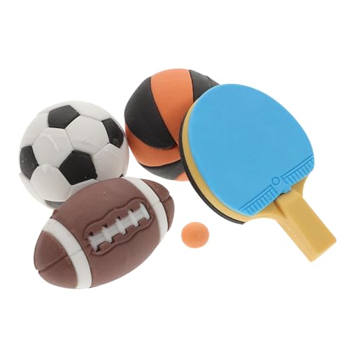 LRXIYODE 4 Stück Simulationsball Modellhaus Kinderfußball Mini Fußball Sportspielzeug Kinderfußball Miniatur Tischtennis Ornamente Mini Rugby Modell Mini Dekoration Desktop LRXIYODE 4 Stück Simulationsball Modellhaus Kinderfußball Mini Fußball Sportspielzeug Kinderfußball Miniatur Tischtennis Ornamente Mini Rugby Modell Mini Dekoration Desktop von LRXIYODE