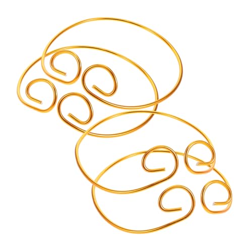 LRXIYODE 4 Stück Stirnband Stirnbänder Affenkönig Wukong Armband Affen Stirnband Kostüm Wukong Kostüm Wukong Band Wukong Affenkopf Armband Affenstab Goldenes Metall von LRXIYODE
