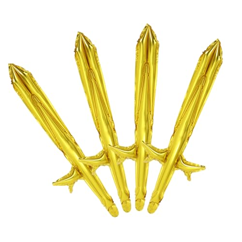 LRXIYODE 4 Stück Teiliges Aufblasbares Piratenschwert Aluminiumfolie Leichtes Piratenkostüm-zubehör für Ergonomischer Griff für Poolpartys Halloween und Cosplay-spiele LRXIYODE 4 Stück Teiliges Aufblasbares Piratenschwert Aluminiumfolie Leichtes Piratenkostüm-zubehör für Ergonomischer Griff für Poolpartys Halloween und Cosplay-spiele von LRXIYODE