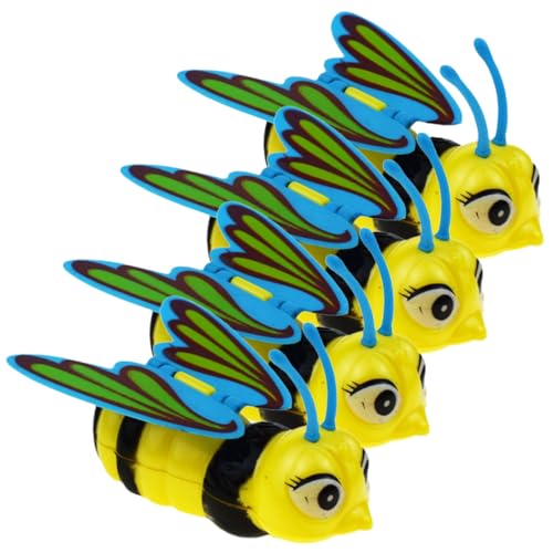 LRXIYODE 4 Stück Teiliges Aufziehspielzeug Bienenform Retro Blechspielzeug mit Mechanischem für Jungen und Mädchen Niedliche Bienenförmige Kinderspielsachen LRXIYODE 4 Stück Teiliges Aufziehspielzeug Bienenform Retro Blechspielzeug mit Mechanischem für Jungen und Mädchen Niedliche Bienenförmige Kinderspielsachen von LRXIYODE