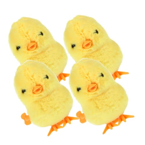 LRXIYODE 4 Stück Teiliges Aufziehspielzeug Springende Küken aus Sicherem Material Niedliche Wind up Hühnerspielzeuge für Junge Mädchen für Partygeschenke und Spielerischen Spaß LRXIYODE 4 Stück Teiliges Aufziehspielzeug Springende Küken aus Sicherem Material Niedliche Wind up Hühnerspielzeuge für Junge Mädchen für Partygeschenke und Spielerischen Spaß von LRXIYODE