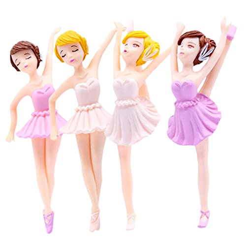 LRXIYODE 4 Stück Teiliges Balletttänzer Mädchen Cake Topper Elegante Weiße und Figuren Tortendeko für Geburtstagsfeier Süße Mädchen Tortenornamente für Kuchen und LRXIYODE 4 Stück Teiliges Balletttänzer Mädchen Cake Topper Elegante Weiße und Figuren Tortendeko für Geburtstagsfeier Süße Mädchen Tortenornamente für Kuchen und von LRXIYODE