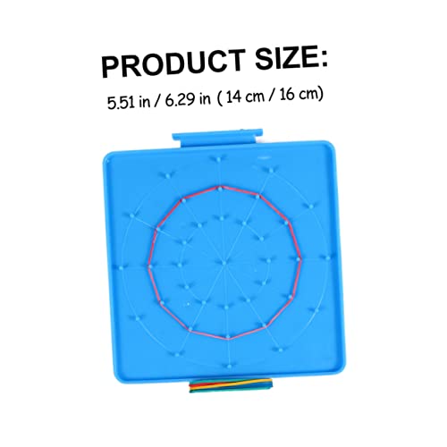 LRXIYODE 4 Stück Teiliges Geoboard aus Robustem Kunststoff Doppelseitiges Nagelbrett mit Kantenlänge Farbige Lernspielzeuge für Geometrische Formen für Grundschulmathematik Zufällige Farbe LRXIYODE 4 Stück Teiliges Geoboard aus Robustem Kunststoff Doppelseitiges Nagelbrett mit Kantenlänge Farbige Lernspielzeuge für Geometrische Formen für Grundschulmathematik Zufällige Farbe von LRXIYODE