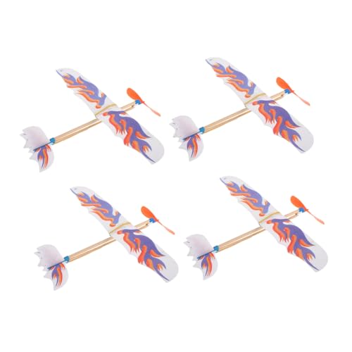 LRXIYODE 4 Stück Teiliges Gummiband Antriebsflugzeug aus Schaumstoff DIY Modellflugzeug Bausatz für Batteriefrei Robust für Outdoor Spiel und Partygeschenke LRXIYODE 4 Stück Teiliges Gummiband Antriebsflugzeug aus Schaumstoff DIY Modellflugzeug Bausatz für Batteriefrei Robust für Outdoor Spiel und Partygeschenke von LRXIYODE