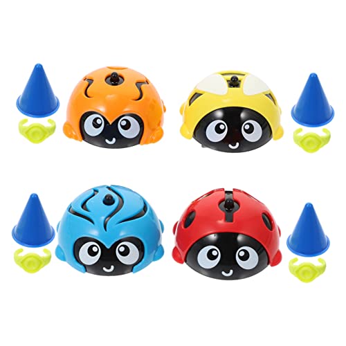 LRXIYODE 4 Stück Teiliges Gyro für Bunte Rotierende Insektenformen Fördert Feinmotorik und Hand Auge Koordination Outdoor Kinderspielzeug für Jungen und Mädchen von LRXIYODE