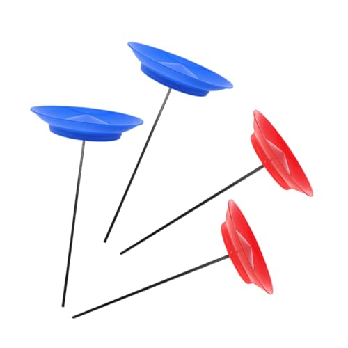 LRXIYODE 4 Stück Teiliges Jonglier mit Rot Blauen Kunststoff Spinning Platten und Sticks Einzigartiges Zirkus Performance für Anfänger und Profis für Karneval Clown Spiele und Party LRXIYODE 4 Stück Teiliges Jonglier mit Rot Blauen Kunststoff Spinning Platten und Sticks Einzigartiges Zirkus Performance für Anfänger und Profis für Karneval Clown Spiele und Party von LRXIYODE