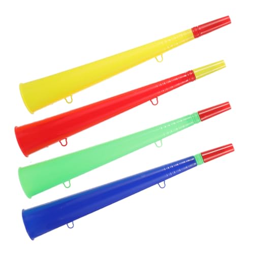 LRXIYODE 4 Stück Teiliges Kunststoff tröten Laute Fußball Partyhörner Stabile Anfeuerungs trumpets für Stadion Leichte Tragbare Krachmacher für Sportevents und Jubelveranstaltungen LRXIYODE 4 Stück Teiliges Kunststoff tröten Laute Fußball Partyhörner Stabile Anfeuerungs trumpets für Stadion Leichte Tragbare Krachmacher für Sportevents und Jubelveranstaltungen von LRXIYODE