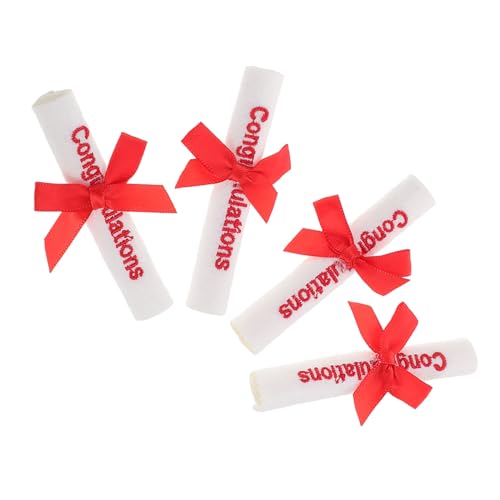 LRXIYODE 4 Stück Teiliges Mini Abschlussdiplome Bestickte Abschlussfeier Dekorationen für Klasse Plüsch Abschlusspuppen Zubehör für Foto Requisiten und Party Accessoires LRXIYODE 4 Stück Teiliges Mini Abschlussdiplome Bestickte Abschlussfeier Dekorationen für Klasse Plüsch Abschlusspuppen Zubehör für Foto Requisiten und Party Accessoires von LRXIYODE