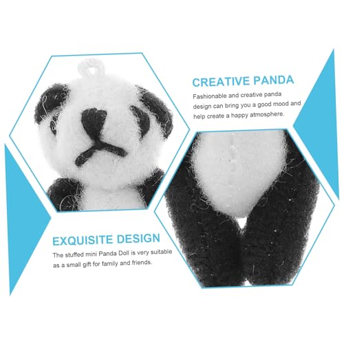 LRXIYODE 4 Stück Teiliges Mini Plüsch Panda Schlüsselanhänger Kleine Kuscheltier Anhänger aus Hautfreundlicher Baumwolle Süßes Stofftier Geschenk für Partydeko LRXIYODE 4 Stück Teiliges Mini Plüsch Panda Schlüsselanhänger Kleine Kuscheltier Anhänger aus Hautfreundlicher Baumwolle Süßes Stofftier Geschenk für Partydeko von LRXIYODE