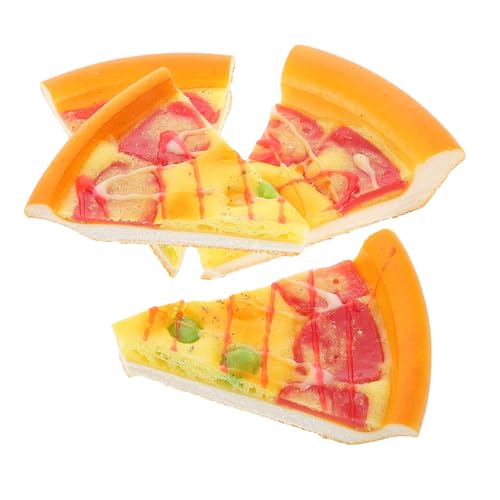 LRXIYODE 4 Stück Teiliges PU Realistisches Käse Pizza scheiben Modell Täuschend Echte Fake Food Dekoration für Pizza Party und Spielküche Vielseitig als Küchenornament und Fotorequisite LRXIYODE 4 Stück Teiliges PU Realistisches Käse Pizza scheiben Modell Täuschend Echte Fake Food Dekoration für Pizza Party und Spielküche Vielseitig als Küchenornament und Fotorequisite von LRXIYODE