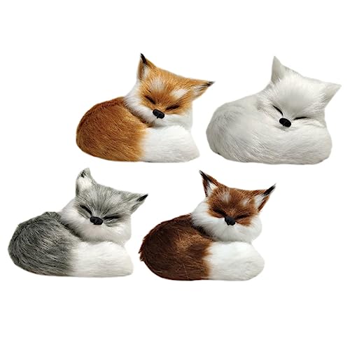 LRXIYODE 4 Stück Teiliges Plüsch Fuchs Detailreiches Weiches Tierfiguren Realistische Plüschtiere für Schreibtisch und Wohnraumdekoration Farbenfrohe Langlebige Kuscheltiere LRXIYODE 4 Stück Teiliges Plüsch Fuchs Detailreiches Weiches Tierfiguren Realistische Plüschtiere für Schreibtisch und Wohnraumdekoration Farbenfrohe Langlebige Kuscheltiere von LRXIYODE