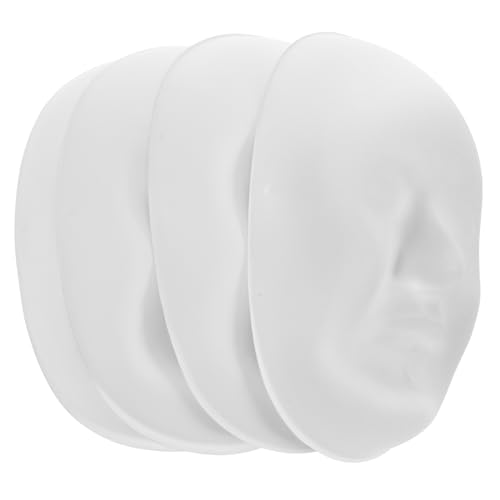LRXIYODE 4 Stück Teiliges Weiße PVC Masken Blanko Peking Opernmaske Bemalbar Komfortabel Langlebig für Halloween Cosplay Party und Traditionelle Aufführungen LRXIYODE 4 Stück Teiliges Weiße PVC Masken Blanko Peking Opernmaske Bemalbar Komfortabel Langlebig für Halloween Cosplay Party und Traditionelle Aufführungen von LRXIYODE