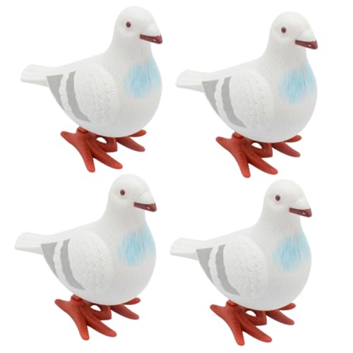 LRXIYODE 4 Stück Teiliges Wind up Kleine Tauben Figuren aus Leichtem Langlebigem Material Lustige Spielwaren für Wiederverwendbar Realistisch Laufend als LRXIYODE 4 Stück Teiliges Wind up Kleine Tauben Figuren aus Leichtem Langlebigem Material Lustige Spielwaren für Wiederverwendbar Realistisch Laufend als von LRXIYODE