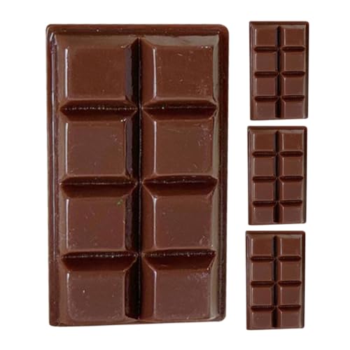 LRXIYODE 4 Stücke Schokoladenmodell falsches Schokoladendekor Gefälschte Schokolade auf dem Tisch Schokoladen-Requisiten simulierte Schokolade falsches Essen gefälschtes Gebäck PVC Kaffee LRXIYODE 4 Stücke Schokoladenmodell falsches Schokoladendekor Gefälschte Schokolade auf dem Tisch Schokoladen-Requisiten simulierte Schokolade falsches Essen gefälschtes Gebäck PVC Kaffee von LRXIYODE