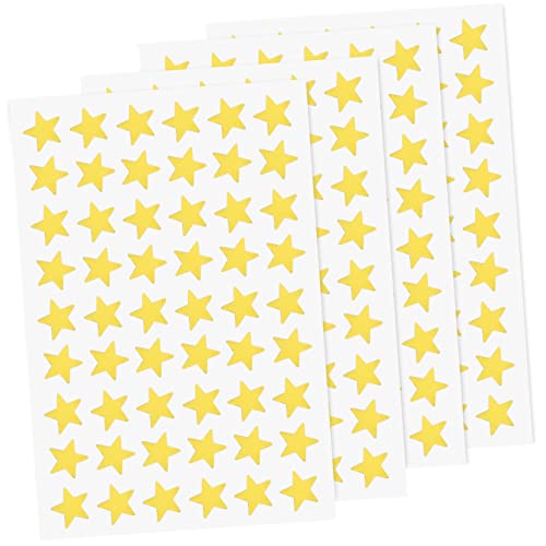 LRXIYODE 40 Blatt Star-belohnungsaufkleber Sternaufkleber Für Dekorative Sternaufkleber Sterne-Aufkleber Belohnen Aufkleber Sternaufkleber Aus Folie Aluminiumfolie Golden von LRXIYODE