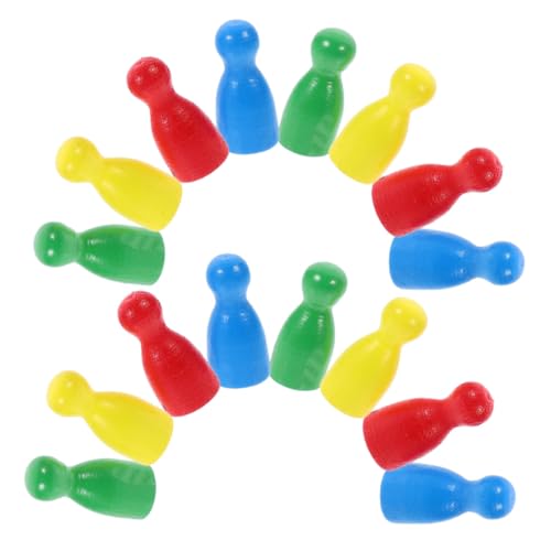 LRXIYODE 40 Stück Holz Schachfiguren Spielsteine in Rot Gelb Blau und Grün Zubehör für Brettspiele und Schachspiele Leicht und Tragbar für Unterwegs LRXIYODE 40 Stück Holz Schachfiguren Spielsteine in Rot Gelb Blau und Grün Zubehör für Brettspiele und Schachspiele Leicht und Tragbar für Unterwegs von LRXIYODE