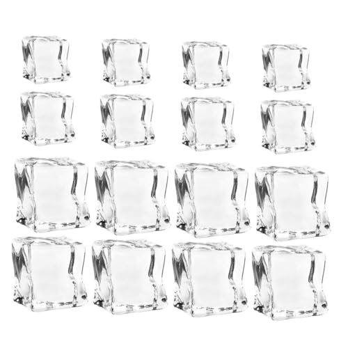 LRXIYODE 40 Stück Teiliges Acryl Eiswürfel Realistische Klare Fake Eiswürfel und Eissteine in Unregelmäßiger Form Wiederverwendbar für Bar und Wohnraumdekoration Transparent Vielseitig LRXIYODE 40 Stück Teiliges Acryl Eiswürfel Realistische Klare Fake Eiswürfel und Eissteine in Unregelmäßiger Form Wiederverwendbar für Bar und Wohnraumdekoration Transparent Vielseitig von LRXIYODE