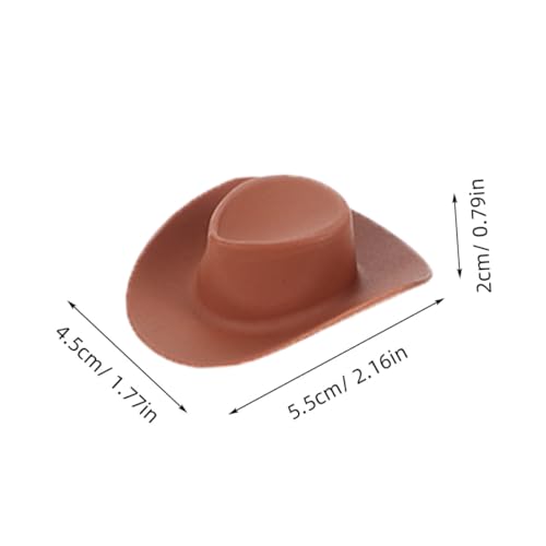 LRXIYODE 40 Stück Teiliges Mini Cowboyhüte aus Kunststoff Miniatur Kleine Hüte für Bastelprojekte Puppenhaus deko Leichte und Stabile Mini Hut Accessoires für Party und Geschenk LRXIYODE 40 Stück Teiliges Mini Cowboyhüte aus Kunststoff Miniatur Kleine Hüte für Bastelprojekte Puppenhaus deko Leichte und Stabile Mini Hut Accessoires für Party und Geschenk von LRXIYODE