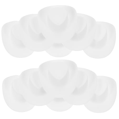 LRXIYODE 40 Stück Teiliges Mini Cowboyhüte aus Kunststoff Weiße Mini hüte für DIY Dekoration Puppenhaus Partyzubehör Kompakt Leicht Fein Verarbeitet Vielseitig für Bastelprojekte und LRXIYODE 40 Stück Teiliges Mini Cowboyhüte aus Kunststoff Weiße Mini hüte für DIY Dekoration Puppenhaus Partyzubehör Kompakt Leicht Fein Verarbeitet Vielseitig für Bastelprojekte und von LRXIYODE