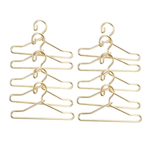 LRXIYODE 40 Stück Teiliges Mini Kleiderbügel für Puppenkleidung Kompakt und Leicht Goldfarbene Miniatur Aufhänger ohne Scharfe Kanten Robust und Schonend für Puppenkleider zur LRXIYODE 40 Stück Teiliges Mini Kleiderbügel für Puppenkleidung Kompakt und Leicht Goldfarbene Miniatur Aufhänger ohne Scharfe Kanten Robust und Schonend für Puppenkleider zur von LRXIYODE