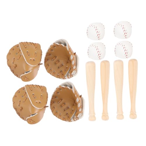LRXIYODE 4Sätze Baseball Set für Puppenhaus Teiliges Zubehör mit Handschuh und Ball Sport Deko für Kreative Landschaften Bastelprojekte LRXIYODE 4Sätze Baseball Set für Puppenhaus Teiliges Zubehör mit Handschuh und Ball Sport Deko für Kreative Landschaften Bastelprojekte von LRXIYODE