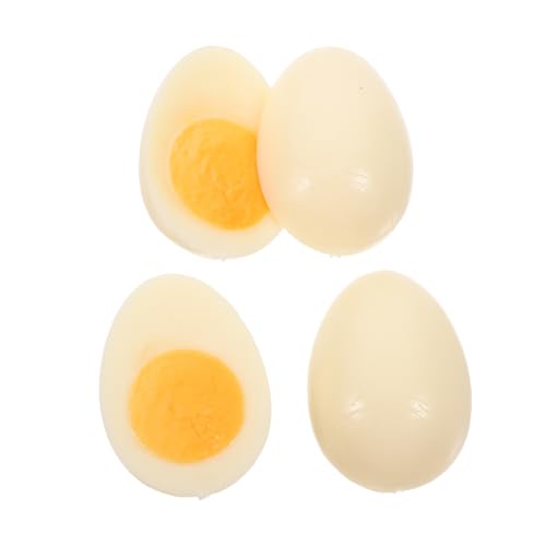 LRXIYODE 4Stücke Künstliche Gekochte Eier aus Realistische Fotografie Requisiten für Küchen und Food Fotografie Strapazierfähig und Vielseitig Einsetzbar LRXIYODE 4Stücke Künstliche Gekochte Eier aus Realistische Fotografie Requisiten für Küchen und Food Fotografie Strapazierfähig und Vielseitig Einsetzbar von LRXIYODE
