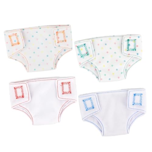 LRXIYODE 4Stücke Puppenunterwäsche für Puppen Verstellbare Puppenunterhosen und Puppenzubehör für Kreatives Rollenspiel mit Babypuppen LRXIYODE 4Stücke Puppenunterwäsche für Puppen Verstellbare Puppenunterhosen und Puppenzubehör für Kreatives Rollenspiel mit Babypuppen von LRXIYODE