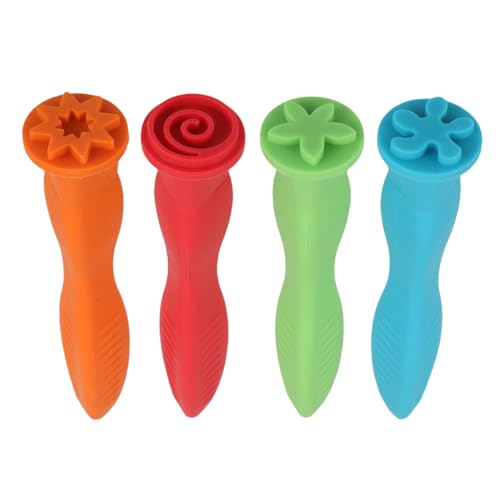 LRXIYODE 4Stücke Teiliges Kinderstempelset mit Gummigriff Blumen und Geometrische Stempel für Kreative Bastelprojekte Fördert Vorstellungskraft und Motorische Fähigkeiten von Kindern LRXIYODE 4Stücke Teiliges Kinderstempelset mit Gummigriff Blumen und Geometrische Stempel für Kreative Bastelprojekte Fördert Vorstellungskraft und Motorische Fähigkeiten von Kindern von LRXIYODE