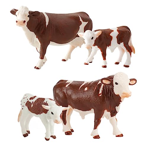 LRXIYODE 4Stücke Teiliges Simulierter Kuhanzug Pädagogisches für Hochwertige Nutztiere Modell Figuren und Entwicklungsfähigkeiten LRXIYODE 4Stücke Teiliges Simulierter Kuhanzug Pädagogisches für Hochwertige Nutztiere Modell Figuren und Entwicklungsfähigkeiten von LRXIYODE