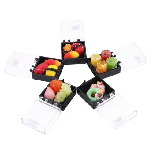 LRXIYODE 5 Kartons Mini-Obst Mini-marmeladen Dekoratives Sushi-Modell Simulationsfrucht Gefälschter Donut Lifelartiges Lebensmittelmodell Lebensmittelmodelle Mini-Sushi Jam-Modell Plastik LRXIYODE 5 Kartons Mini-Obst Mini-marmeladen Dekoratives Sushi-Modell Simulationsfrucht Gefälschter Donut Lifelartiges Lebensmittelmodell Lebensmittelmodelle Mini-Sushi Jam-Modell Plastik von LRXIYODE