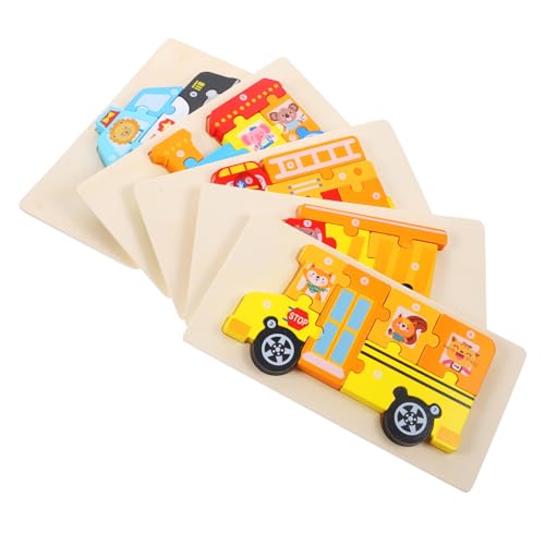 LRXIYODE 5 Sätze Holzpuzzle für Teiliges mit Feuerwehr LKW Bus Zug und Polizeiwagen Pädagogisches Holzspielzeug für Kleinkinder Kognitiven Fähigkeiten und Hand Augen Koordination LRXIYODE 5 Sätze Holzpuzzle für Teiliges mit Feuerwehr LKW Bus Zug und Polizeiwagen Pädagogisches Holzspielzeug für Kleinkinder Kognitiven Fähigkeiten und Hand Augen Koordination von LRXIYODE