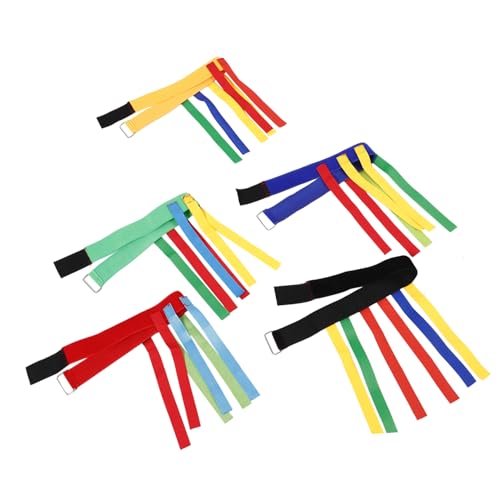 LRXIYODE 5 Sätze Teiliges Interaktives Reaktions Trainingsspiel für Bunte Hüftgurte mit Bändern Outdoor Spaß Fördert Bewegung und Teamspiel Geeignet für Jungen und Mädchen LRXIYODE 5 Sätze Teiliges Interaktives Reaktions Trainingsspiel für Bunte Hüftgurte mit Bändern Outdoor Spaß Fördert Bewegung und Teamspiel Geeignet für Jungen und Mädchen von LRXIYODE