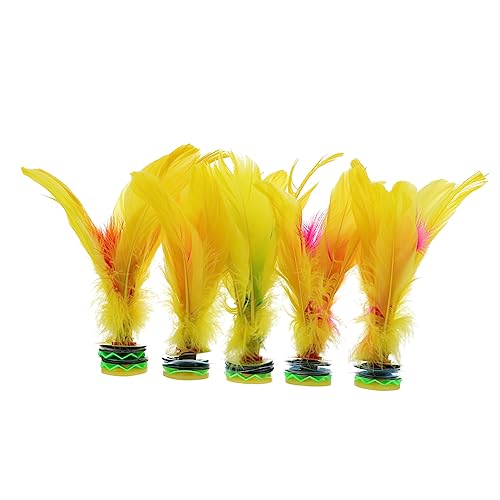 LRXIYODE 5stücke Bunte Fußsch Shuttlecocks Traditionelles Jianzi Spielzeug Für Indoor Outdoor Für Fußübungen Und Sportliche Aktivitäten Für Altersgruppen LRXIYODE 5stücke Bunte Fußsch Shuttlecocks Traditionelles Jianzi Spielzeug Für Indoor Outdoor Für Fußübungen Und Sportliche Aktivitäten Für Altersgruppen von LRXIYODE