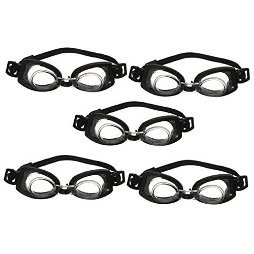 LRXIYODE 5 Stück Mini Schwimmbrillen für Puppen Teiliges und Langlebige Accessoires für Puppenoutfits und Fotografie Einfache Handhabung aus Robustem Gefertigt von LRXIYODE