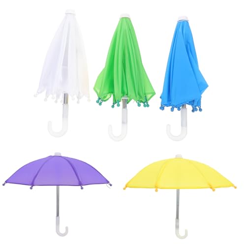 LRXIYODE 5 Stück Miniatur Regenschirm Teiliges Farbig Leichte Mini Puppenschirme für Puppenhaus Dekoration und Fotografie Zubehör LRXIYODE 5 Stück Miniatur Regenschirm Teiliges Farbig Leichte Mini Puppenschirme für Puppenhaus Dekoration und Fotografie Zubehör von LRXIYODE