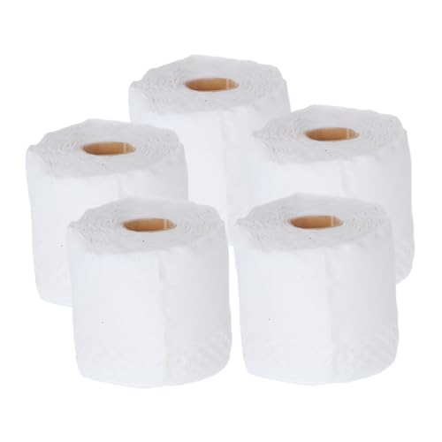 LRXIYODE 5 Stück Miniaturpapierrollen für Puppenhäuser Teiliges aus Zerreißbarem Papier Dekorative Badzubehör für Miniaturmodelle für Kreative Szenen LRXIYODE 5 Stück Miniaturpapierrollen für Puppenhäuser Teiliges aus Zerreißbarem Papier Dekorative Badzubehör für Miniaturmodelle für Kreative Szenen von LRXIYODE