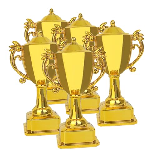 LRXIYODE 5 Stück Puppenhaus-Trophäe für plastikbecher Trophäe kinderpokal Einhorn Mini House Accessory kleine Trophäe Trophäen für Spiele Golden LRXIYODE 5 Stück Puppenhaus-Trophäe für plastikbecher Trophäe kinderpokal Einhorn Mini House Accessory kleine Trophäe Trophäen für Spiele Golden von LRXIYODE