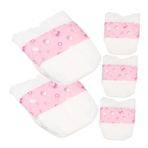 LRXIYODE 5 Stück Puppenwindeln für Puppen Weiche Simulation Windeln Puppenzubehör für Reborn Babypuppen Realistische Spielwindeln für Kreative Rollenspiele LRXIYODE 5 Stück Puppenwindeln für Puppen Weiche Simulation Windeln Puppenzubehör für Reborn Babypuppen Realistische Spielwindeln für Kreative Rollenspiele von LRXIYODE