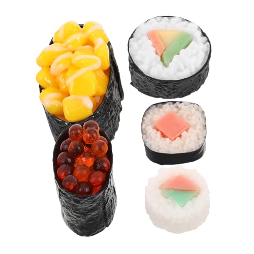 LRXIYODE 5 Stück Sushi-Modell Künstliches Essen Künstliche Nahrungsmittel Zur Ausstellung Gefälschtes Essen Dessert-simulationsmodell Gefälschte Lebensmittel Sushi- Prop Essen PVC LRXIYODE 5 Stück Sushi-Modell Künstliches Essen Künstliche Nahrungsmittel Zur Ausstellung Gefälschtes Essen Dessert-simulationsmodell Gefälschte Lebensmittel Sushi- Prop Essen PVC von LRXIYODE