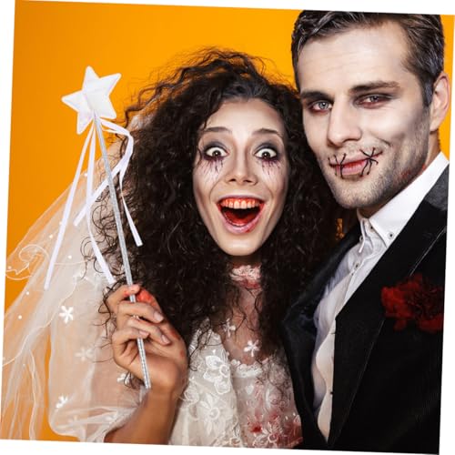 LRXIYODE 5 Stück Teiliges Feenstab für Mädchen Zarter Fünfzack Stern Zauberstab Kinderfreundlich Leicht als Geburtstagsgeschenk für Kostümparty Halloween Cosplay und Rollenspiele LRXIYODE 5 Stück Teiliges Feenstab für Mädchen Zarter Fünfzack Stern Zauberstab Kinderfreundlich Leicht als Geburtstagsgeschenk für Kostümparty Halloween Cosplay und Rollenspiele von LRXIYODE